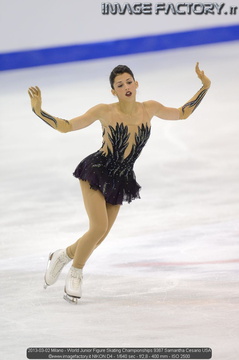 2013-03-02 Milano - World Junior Figure Skating Championships 9367 Samantha Cesario USA